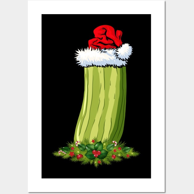 Christmas Pickle Wall Art by Happy Shirt